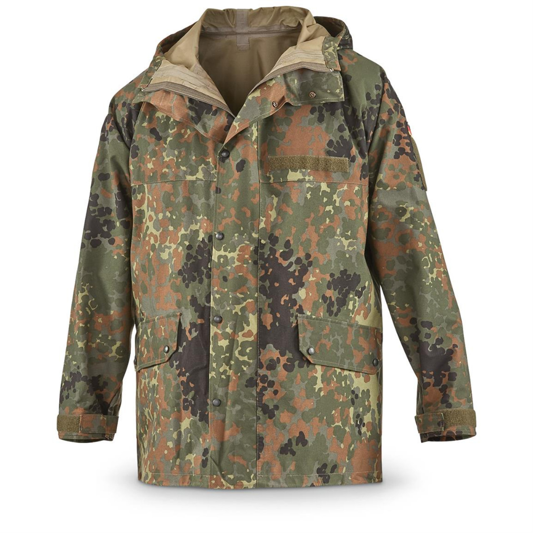 Mil-Tec Flecktarn Waterproof Rain Jacket