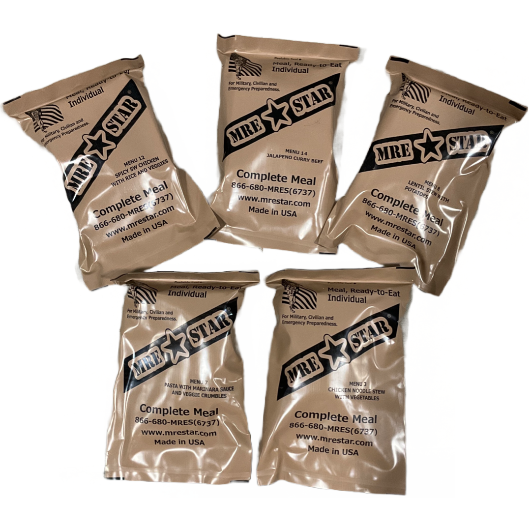 Single-Serve MRE Meal Pack for Emergencies