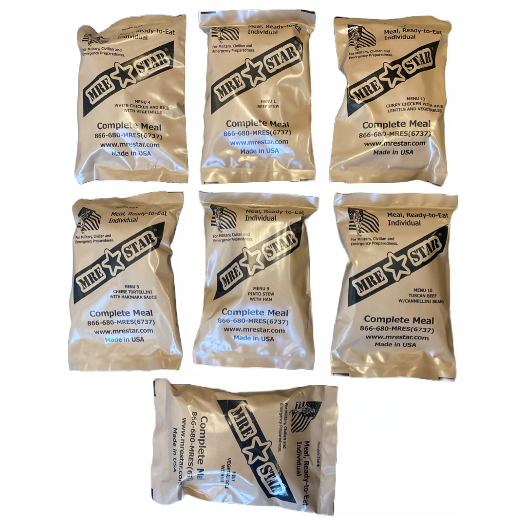 Single-Serve MRE Meal Pack for Emergencies