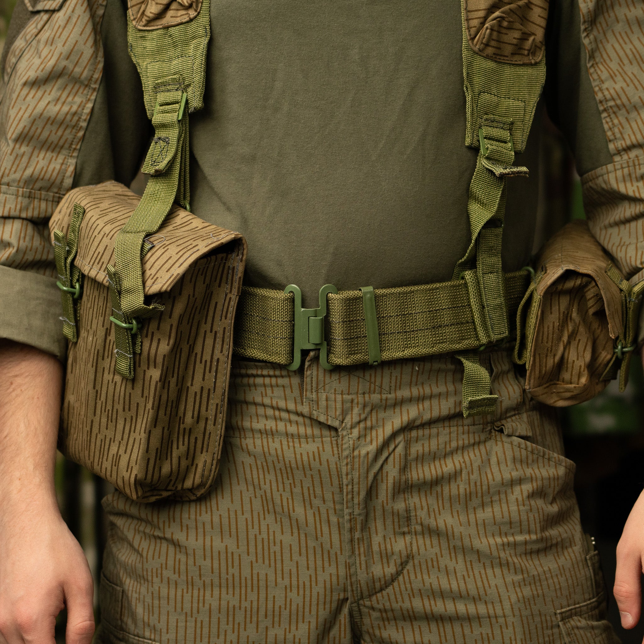Vintage East German Military Combat Belt