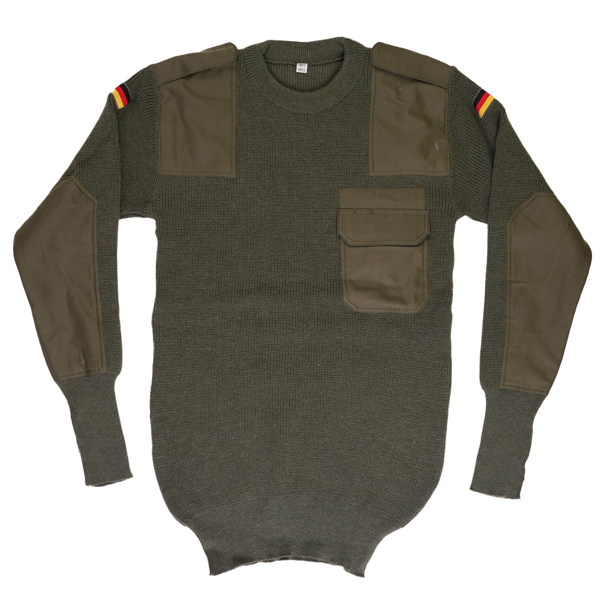 German OD Green Commando Sweater - Military Style