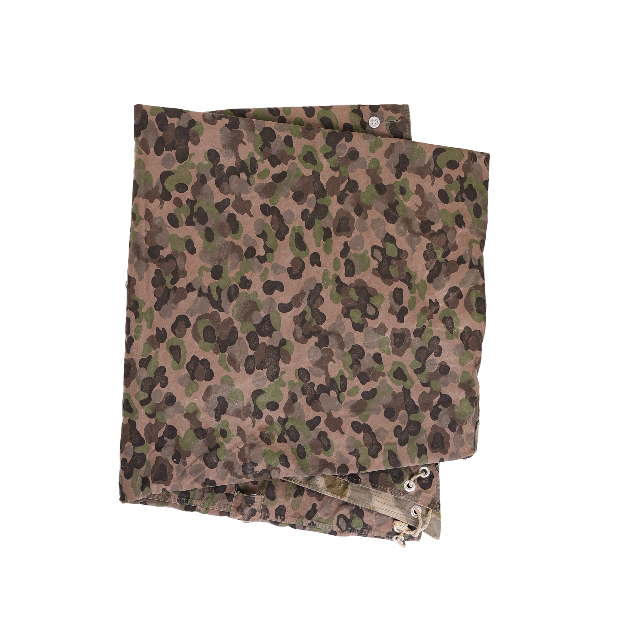 Vintage Austrian Peadot Camo Shelter Half
