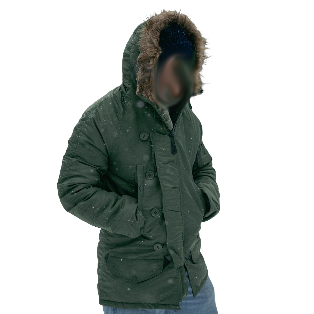 Mil-Tec N-3B Winter Parka with Faux Fur Hood