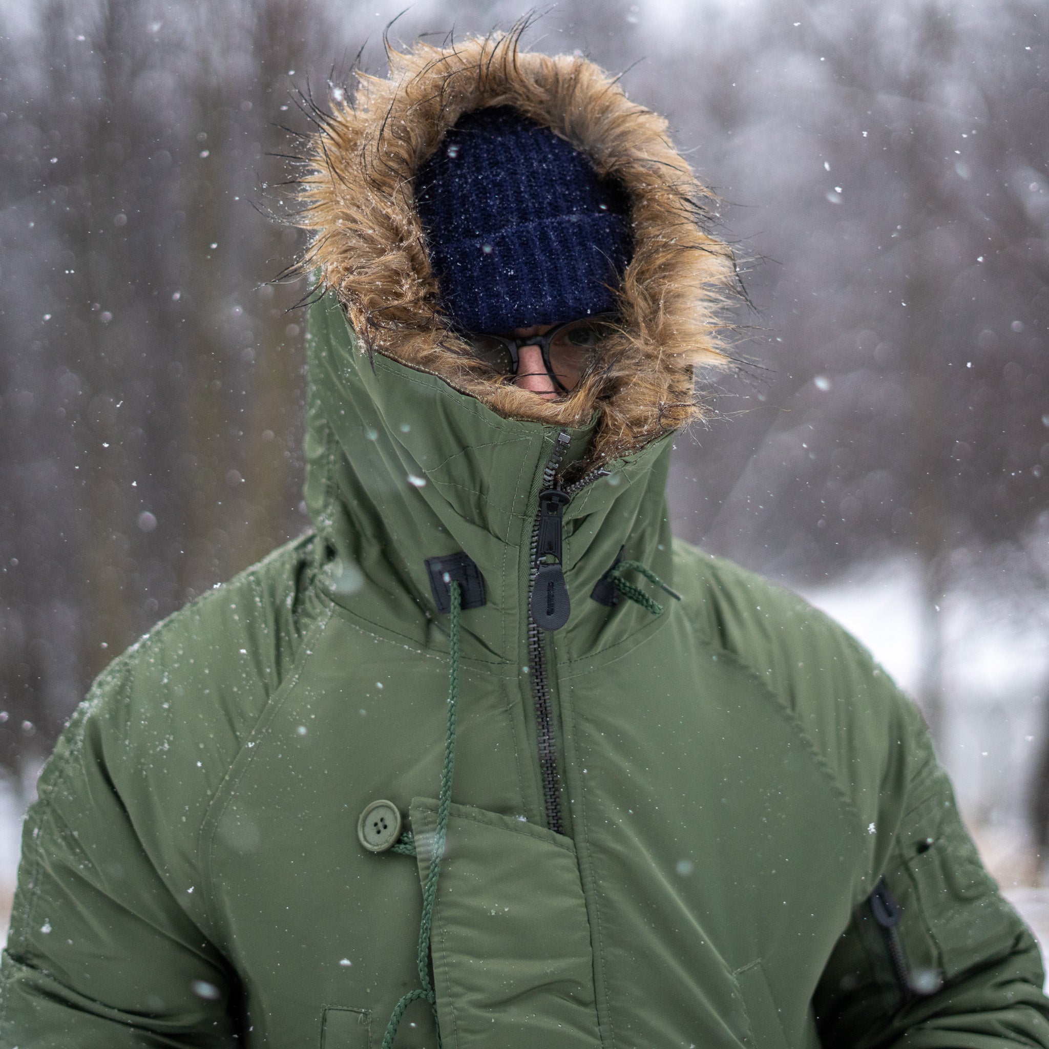 Mil-Tec N-3B Winter Parka with Faux Fur Hood