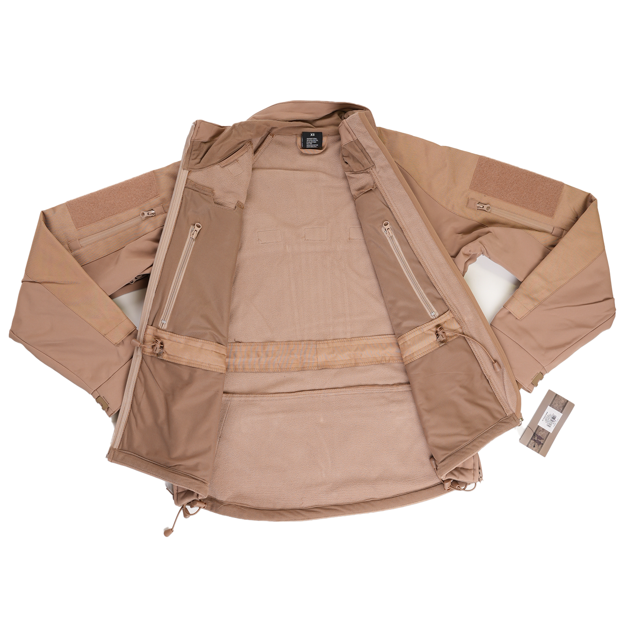 Mil-Tec Coyote Softshell Jacket for Outdoor Wear