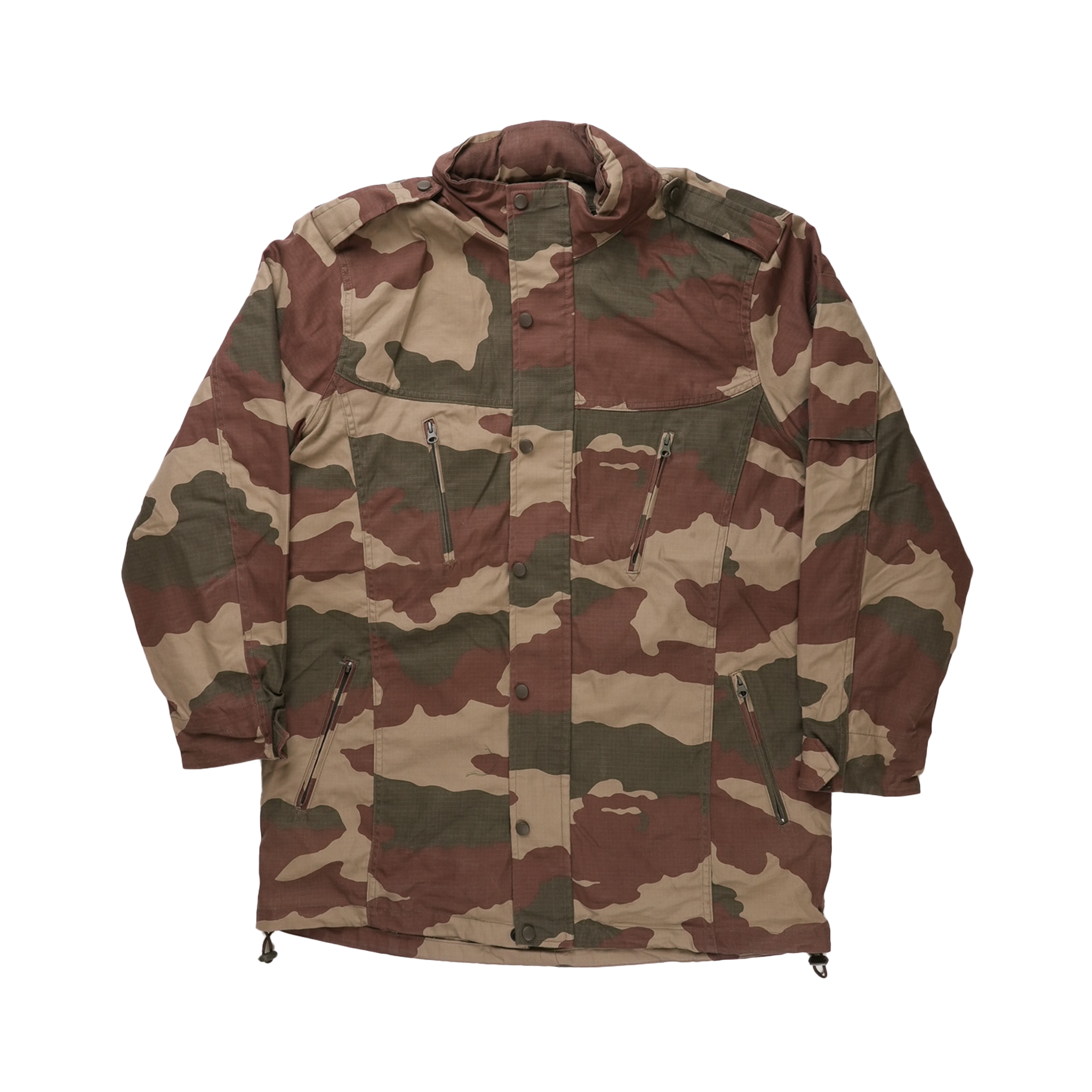 Turkish Army Woodland Parka with Quilted Liner