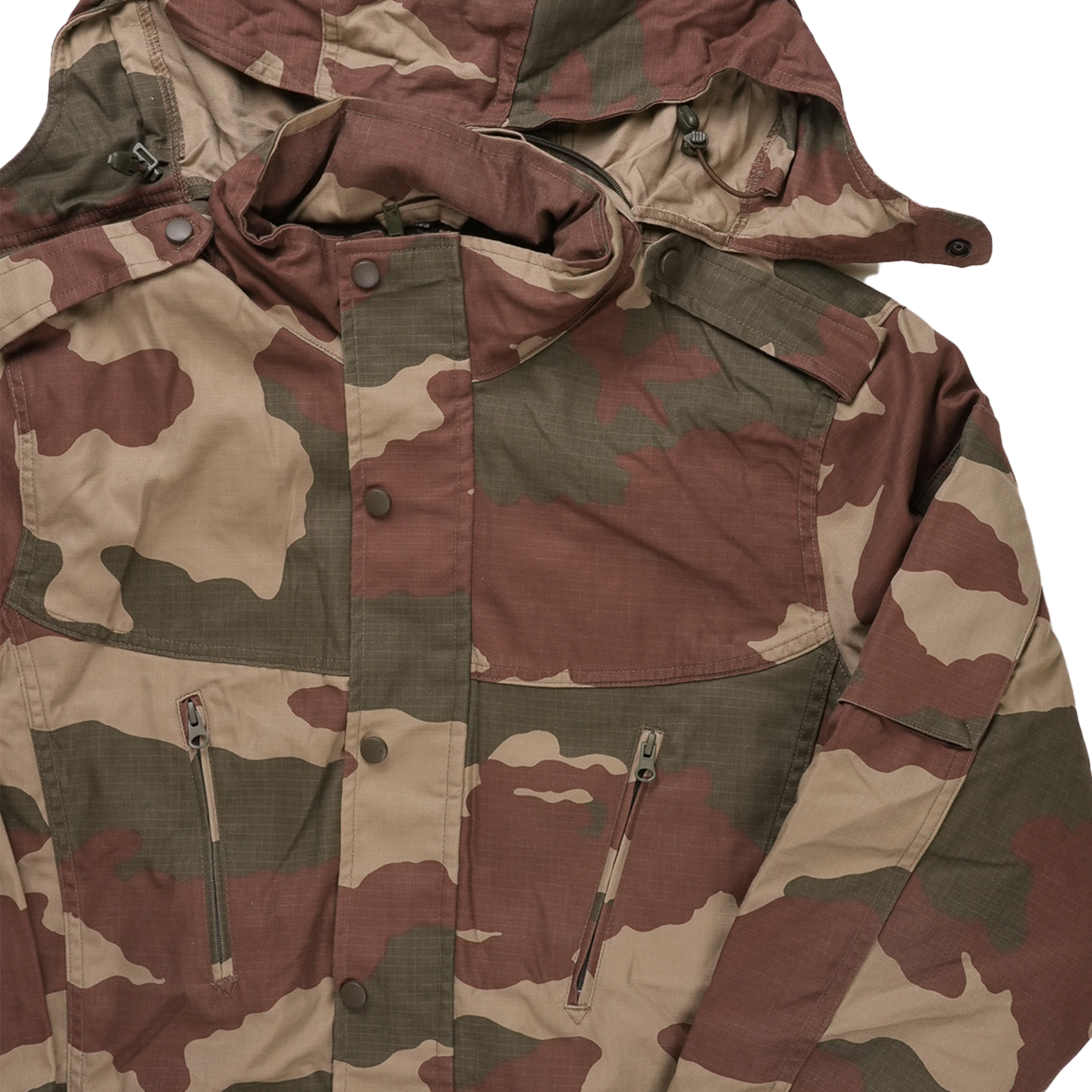 Turkish Army Woodland Parka with Quilted Liner
