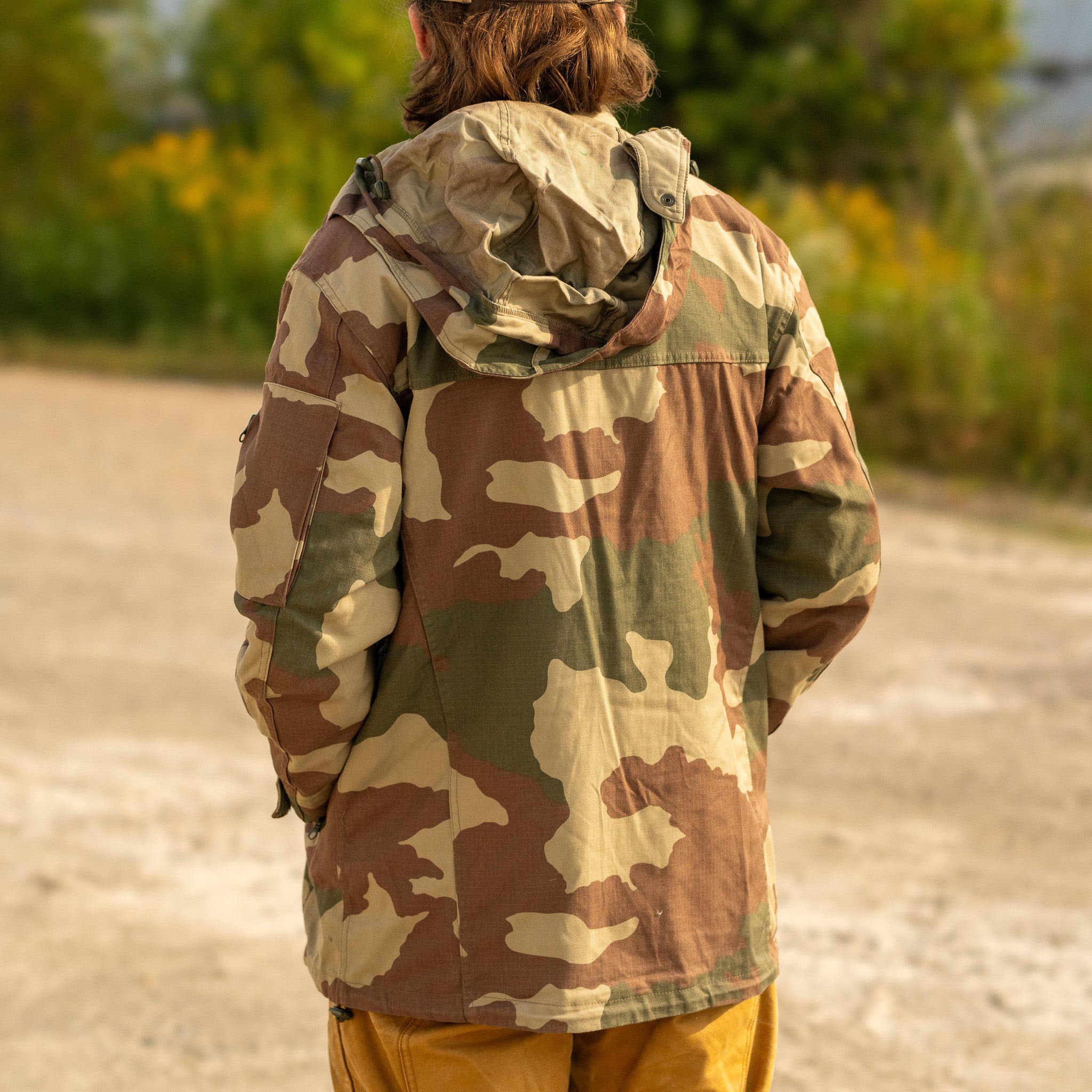 Turkish Army Woodland Parka with Quilted Liner