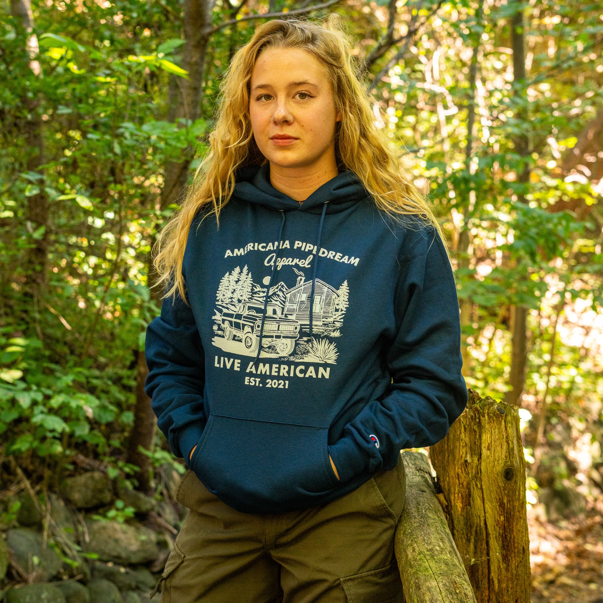 Champion Logo Hoodie by Americana