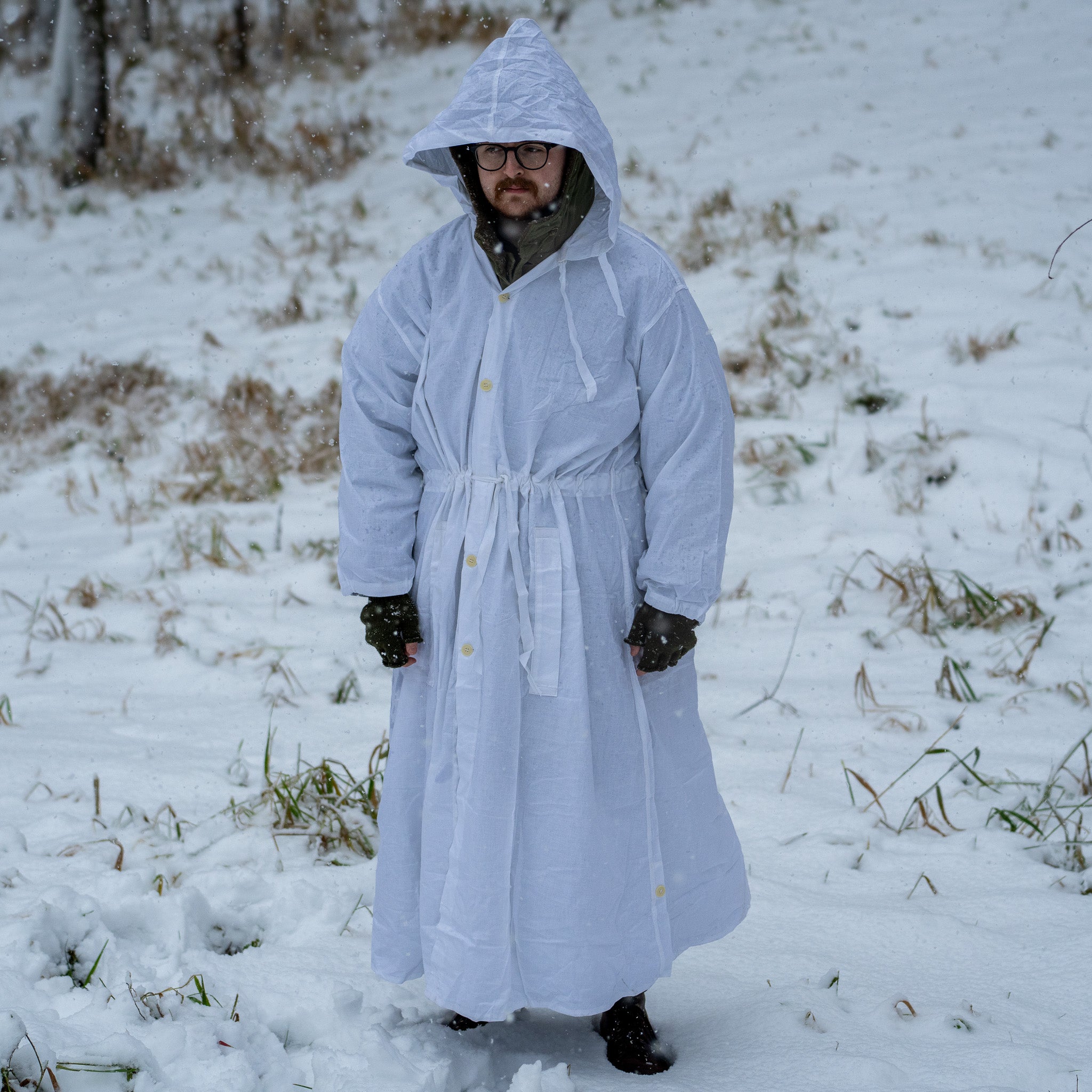 Vintage East German Overwhite Winter Parka