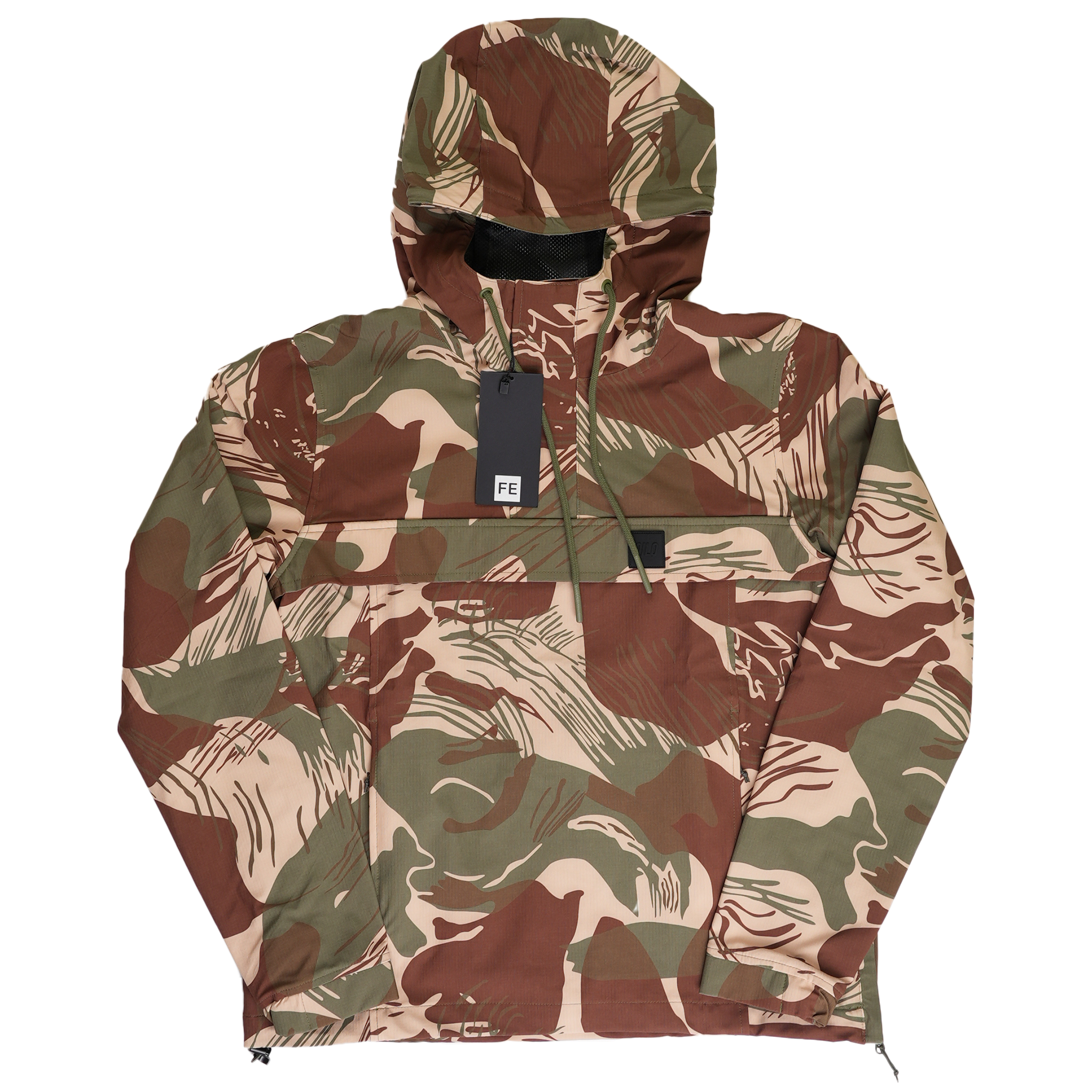 Tactical Rhodesian Brushstroke Anorak by Qilo