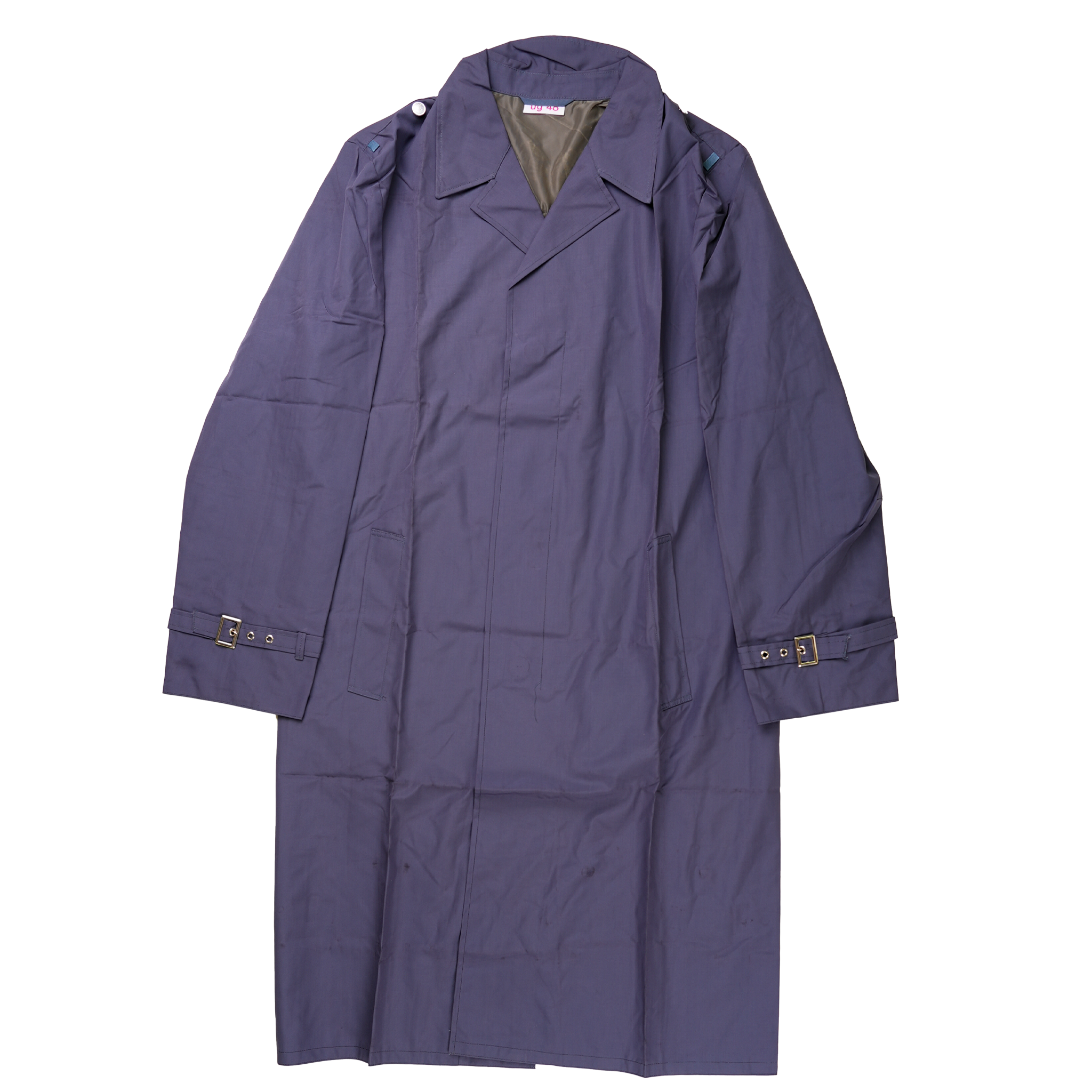 Vintage East German Blue Raincoat