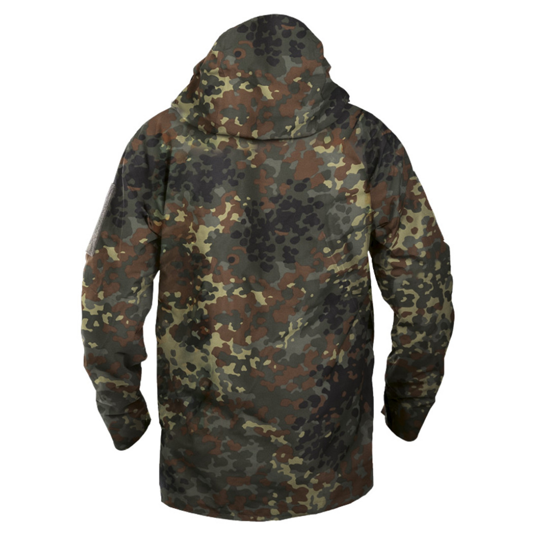 Mil-Tec Flecktarn Waterproof Jacket with Fleece Liner