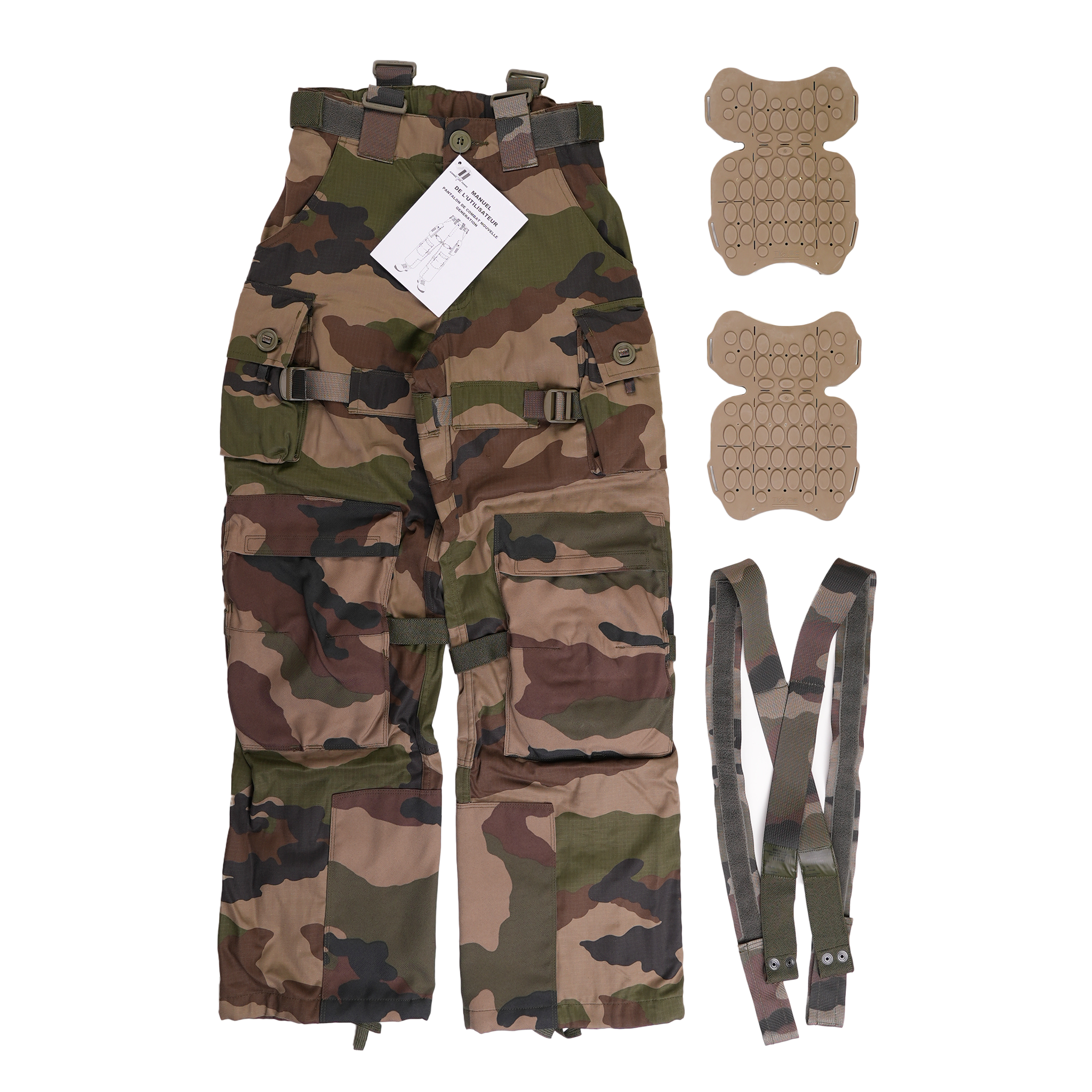 French Army Tactical Pants with Kneepad Inserts