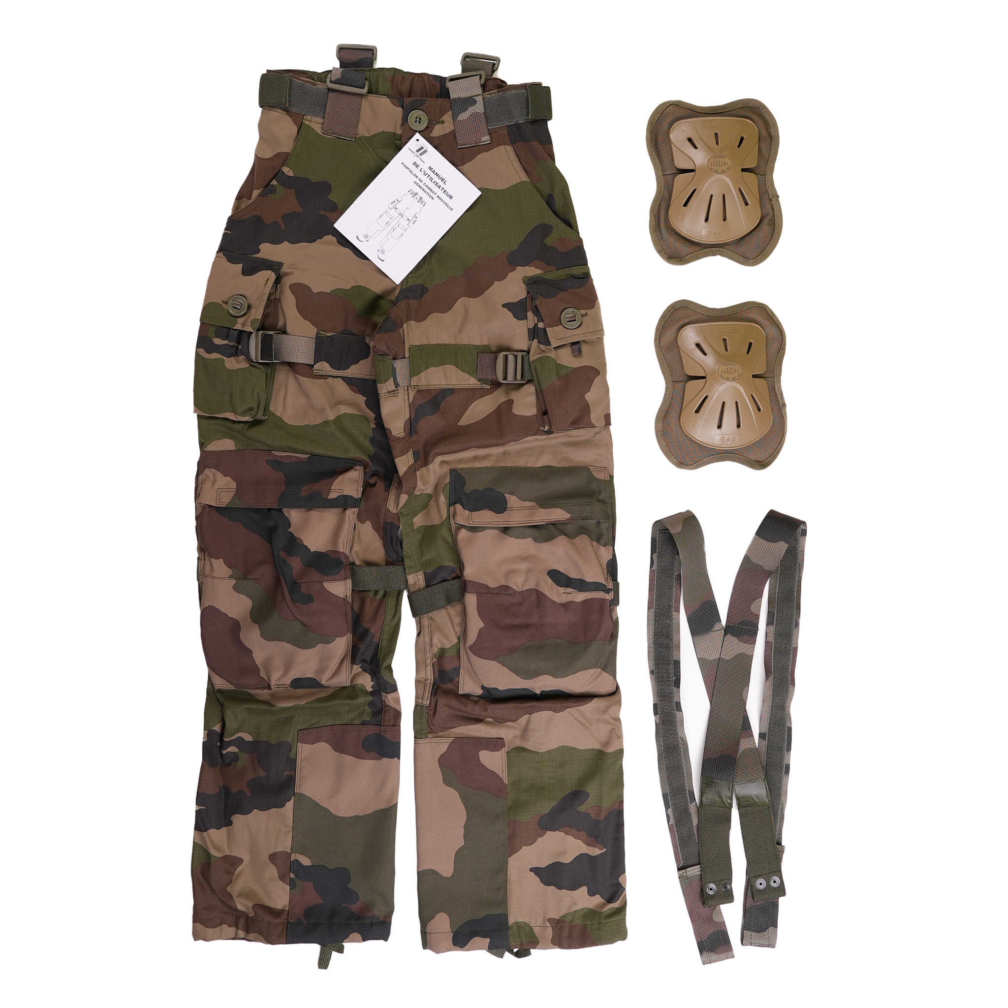 French Army Tactical Pants with Kneepad Inserts