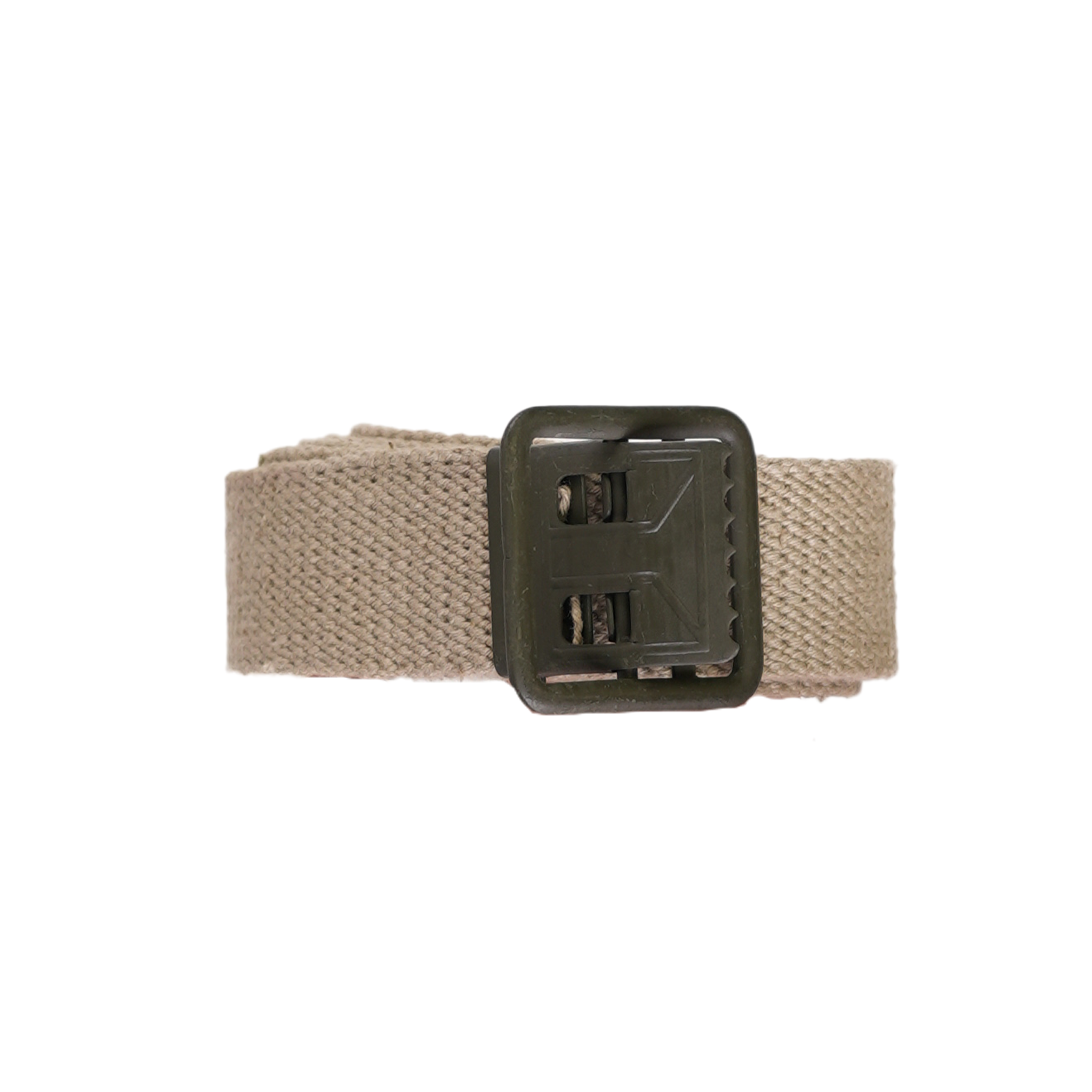 Vintage French Military Khaki Belt