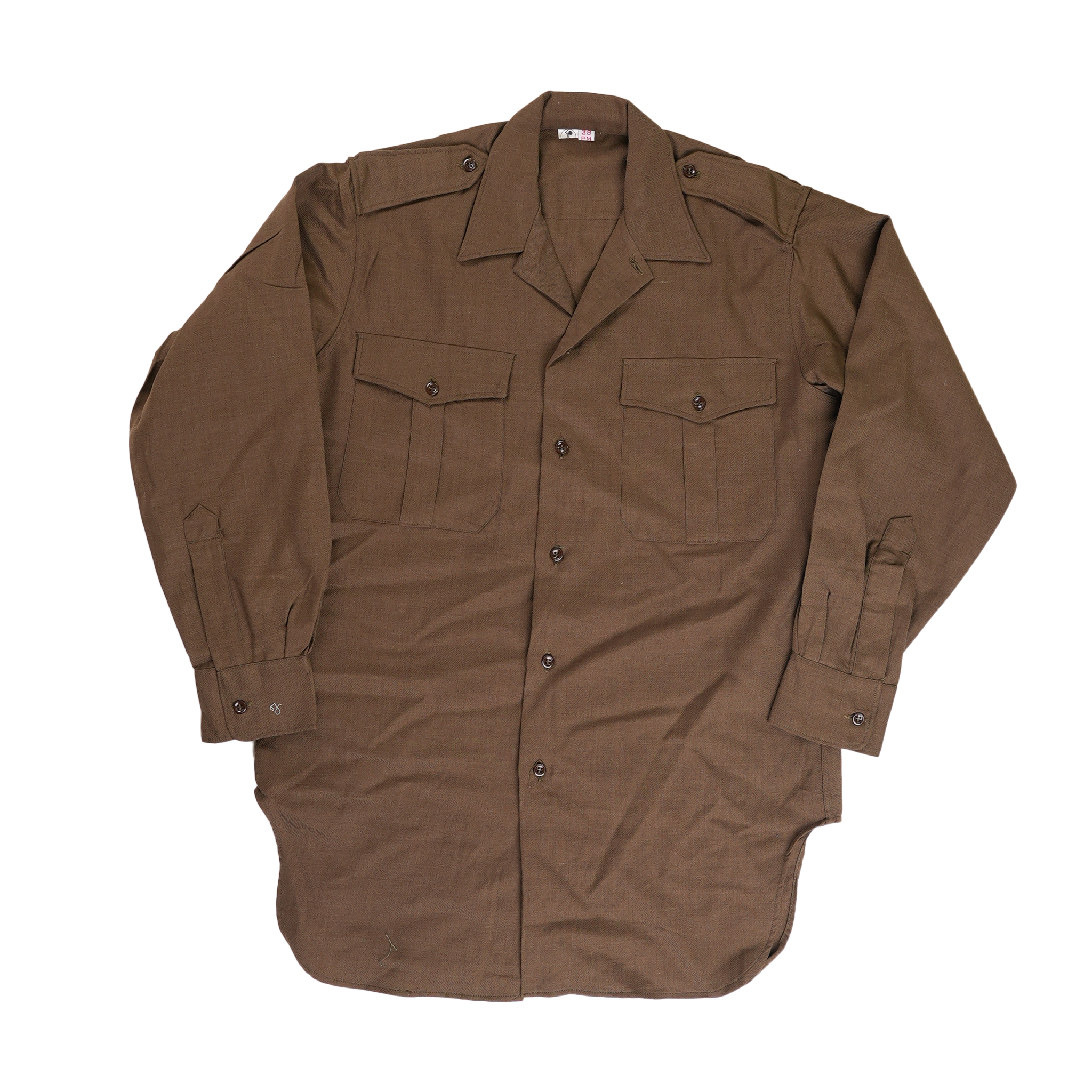 Vintage French Army Wool Shirt - Model 1952