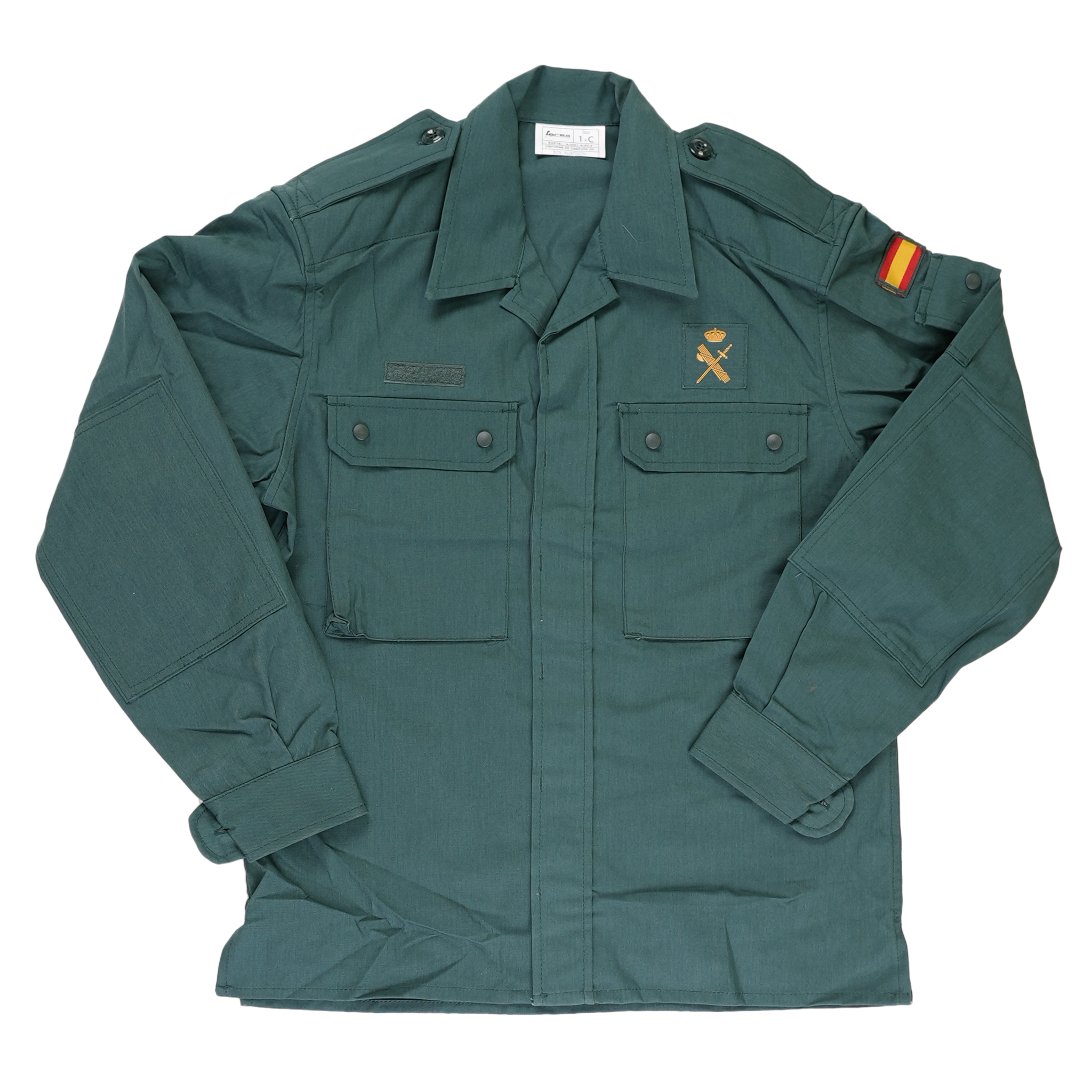 Vintage Spanish Police Shirt - Authentic Style