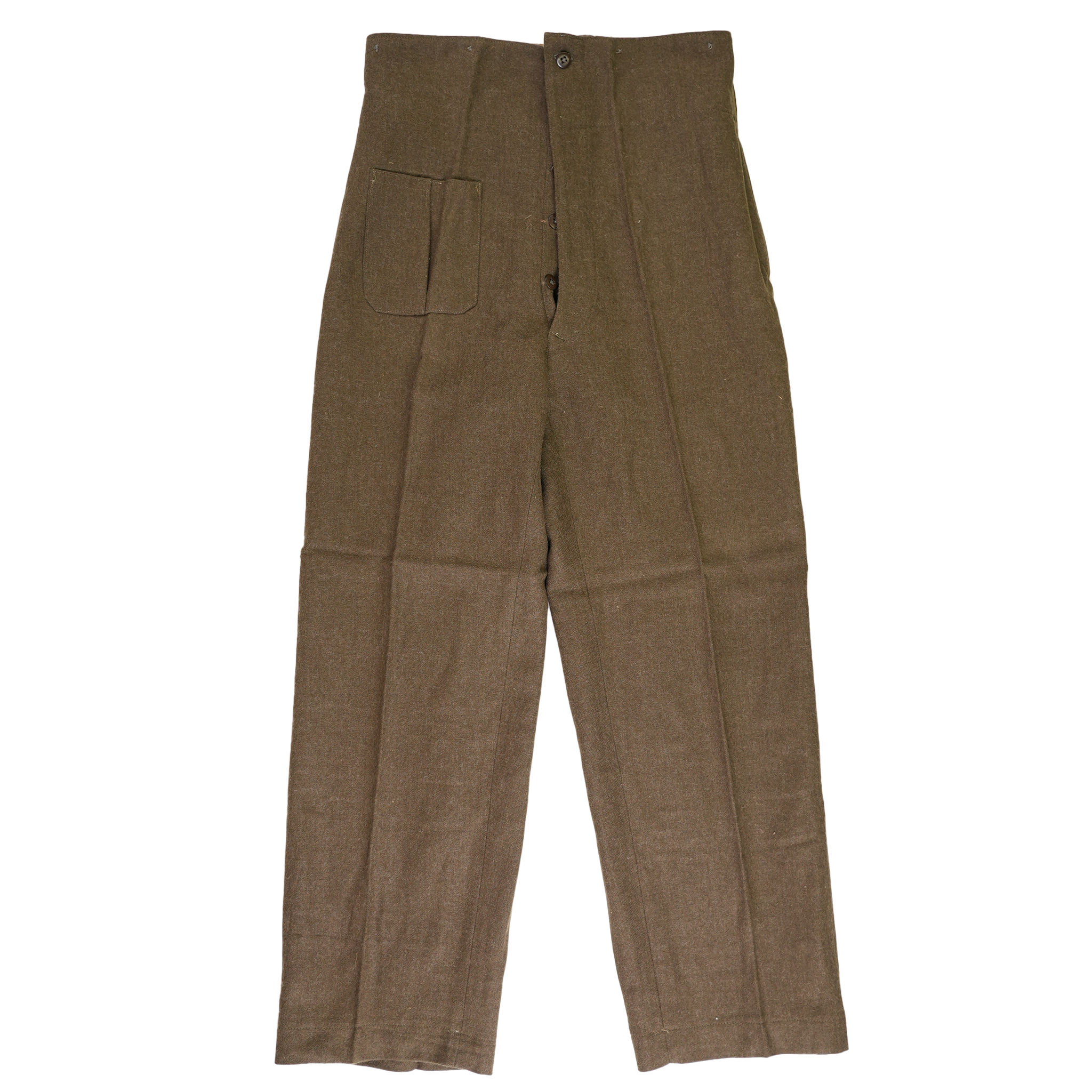 Greek Wool Military Trousers for Durability