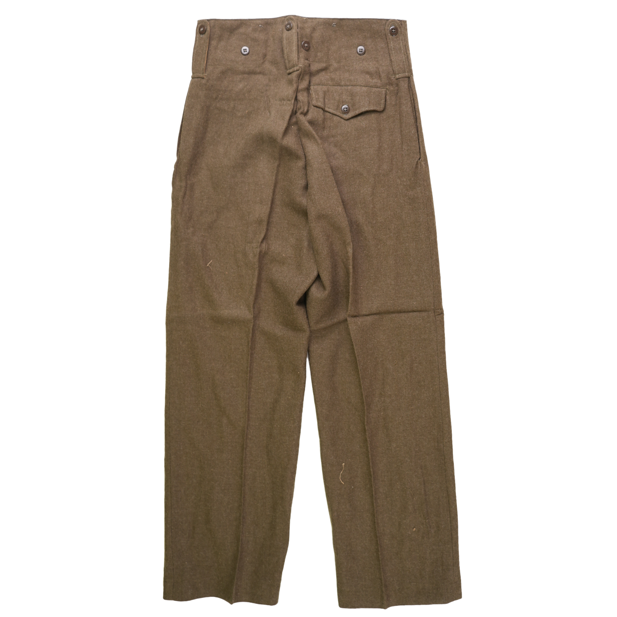 Greek Wool Military Trousers for Durability