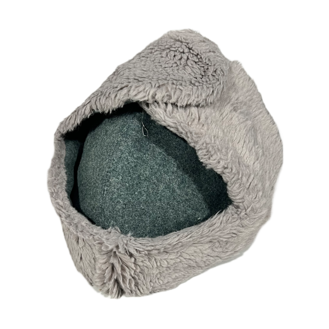 Swiss-Style Lupo Faux Fur Winter Beanie