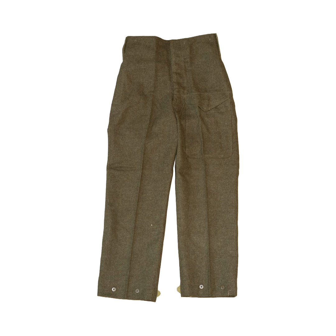 1949 Canadian Battledress Trousers - Vintage Military Issue
