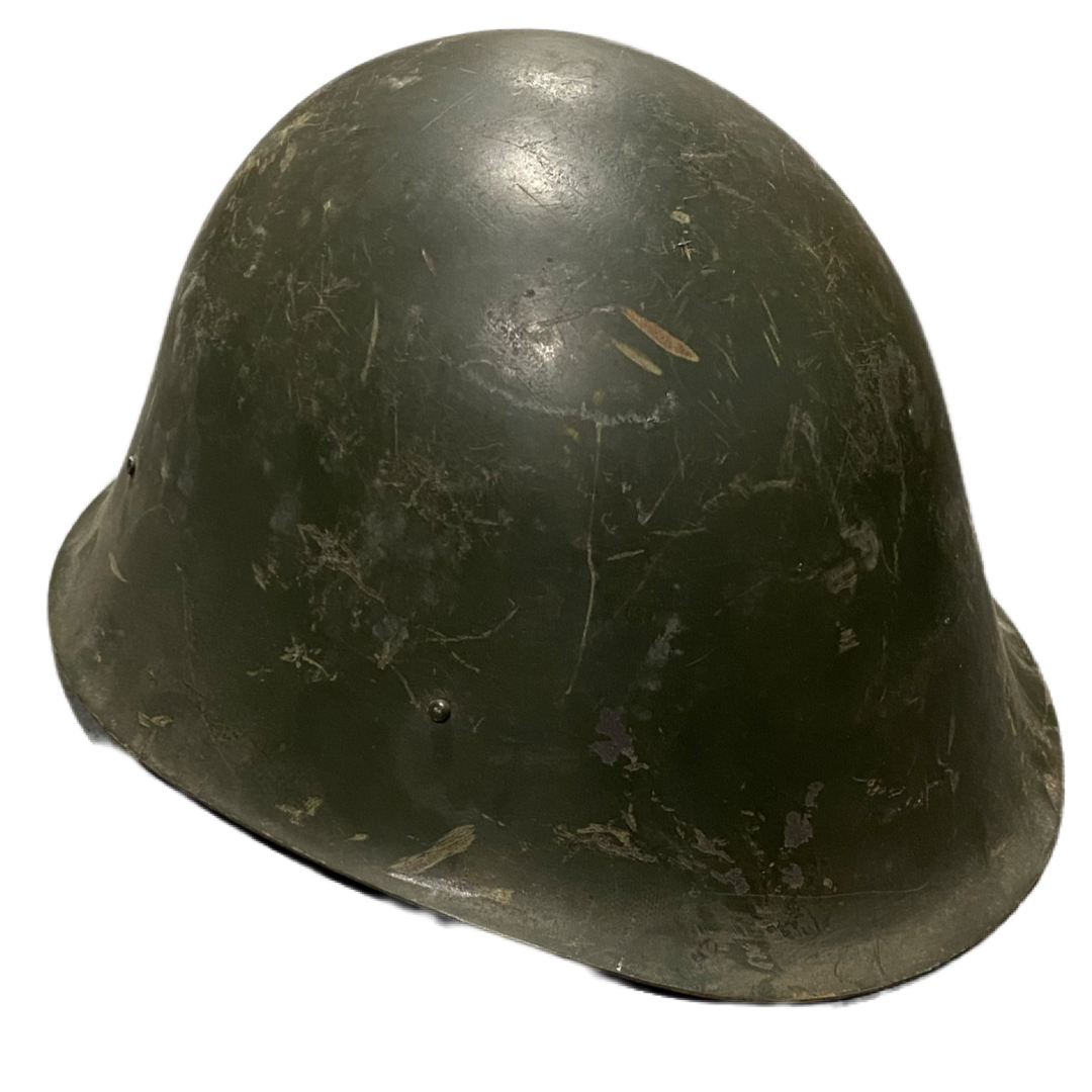 Vintage Romanian M1973 Military Steel Helmet