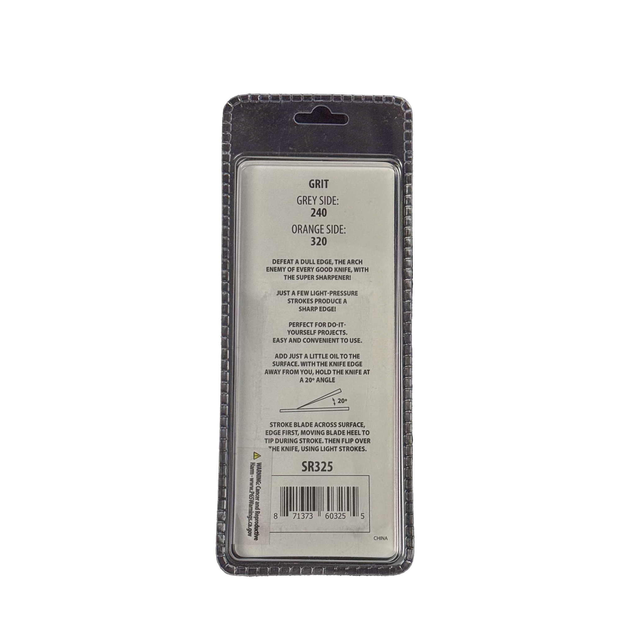 Dual-Grit Sharpening Stone for Tools & Knives