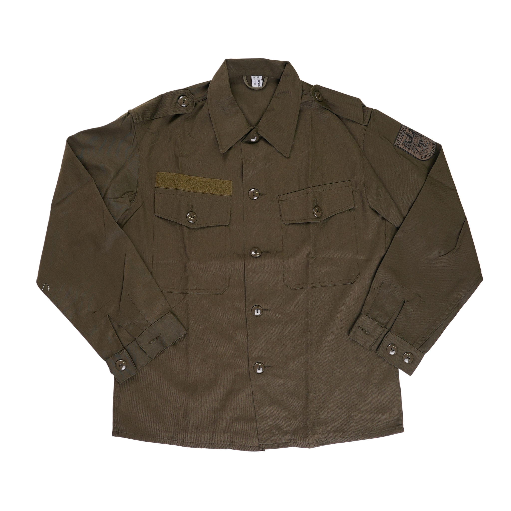 Vintage Austrian KAZ 75 Military Field Shirt
