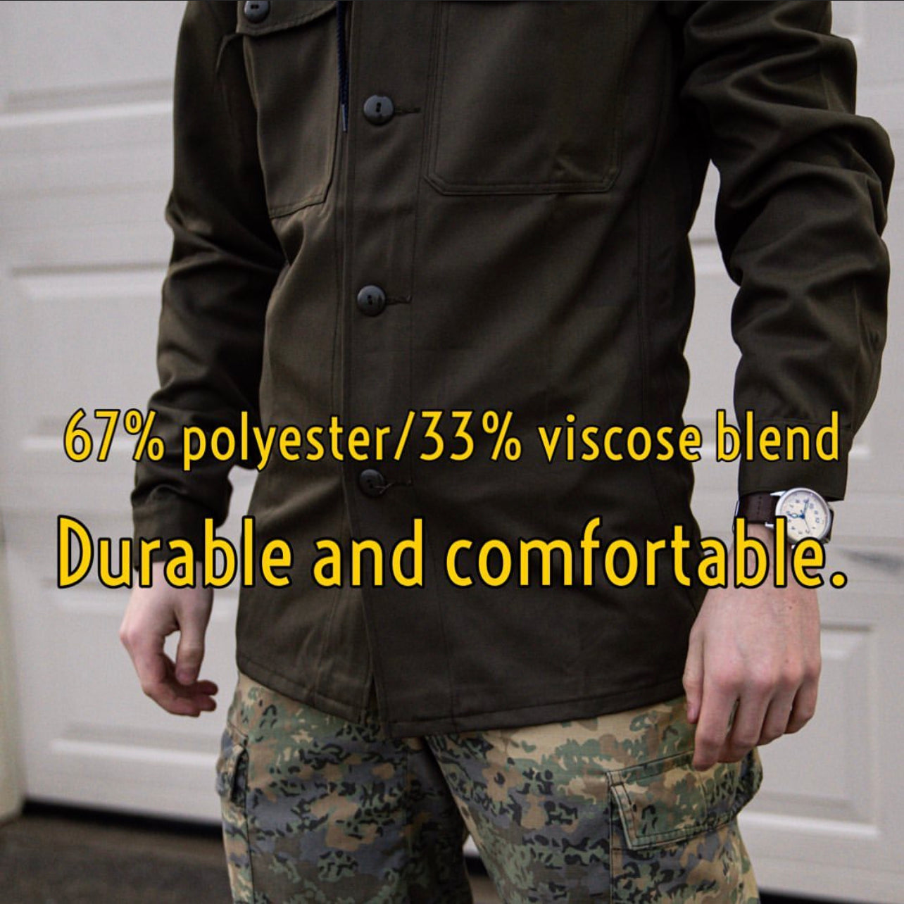 Vintage Austrian KAZ 75 Military Field Shirt