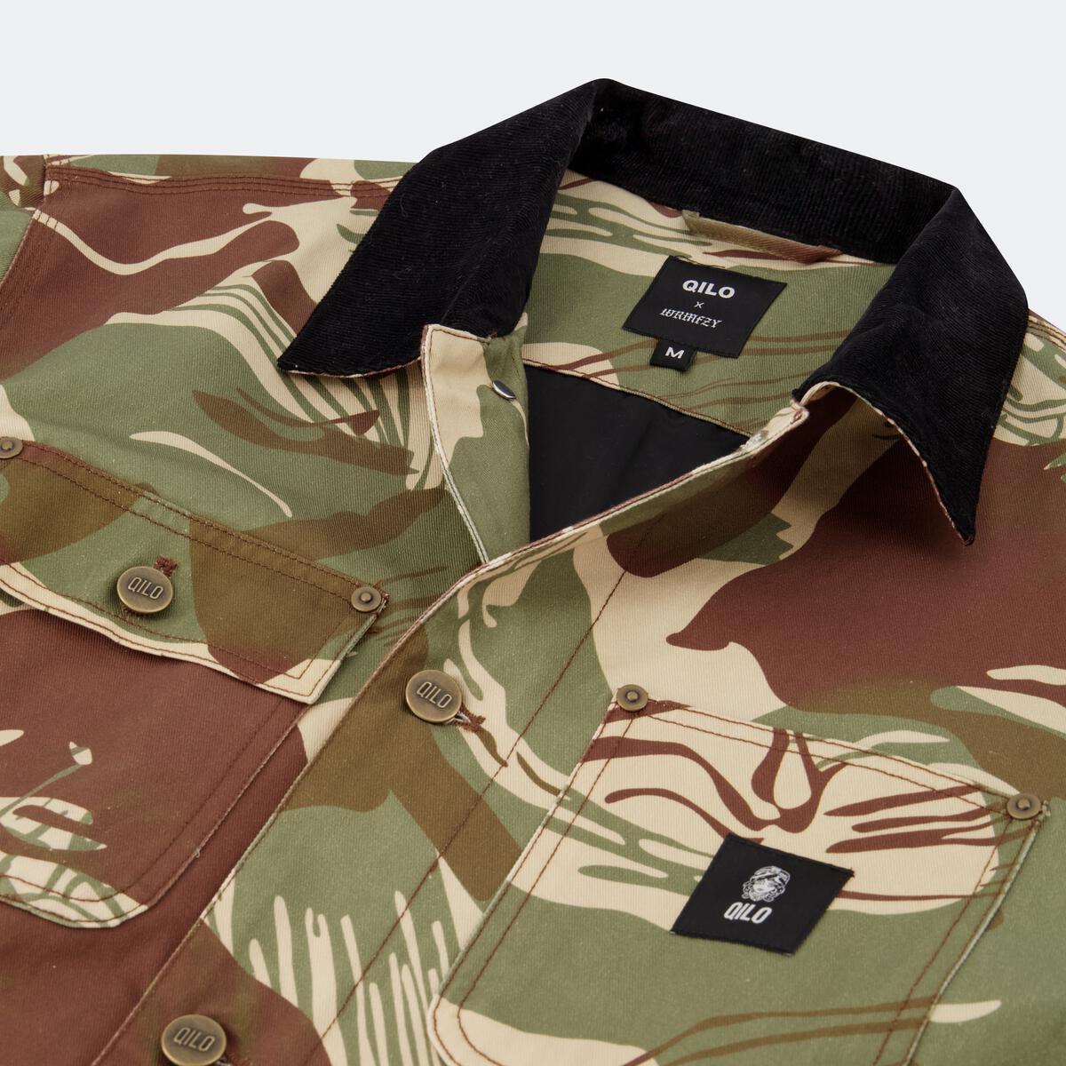 QILO x WRMFZY Rhodesian Brushstroke Chore Coat