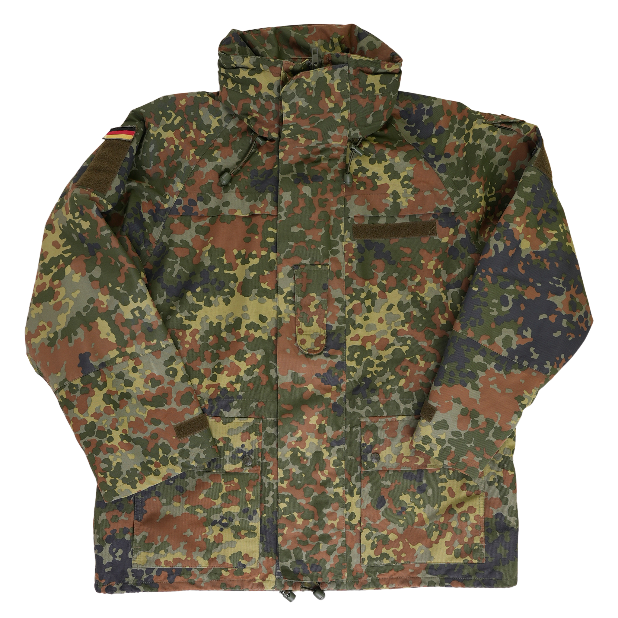 German Flecktarn Gore-Tex Parka for Outdoor Use