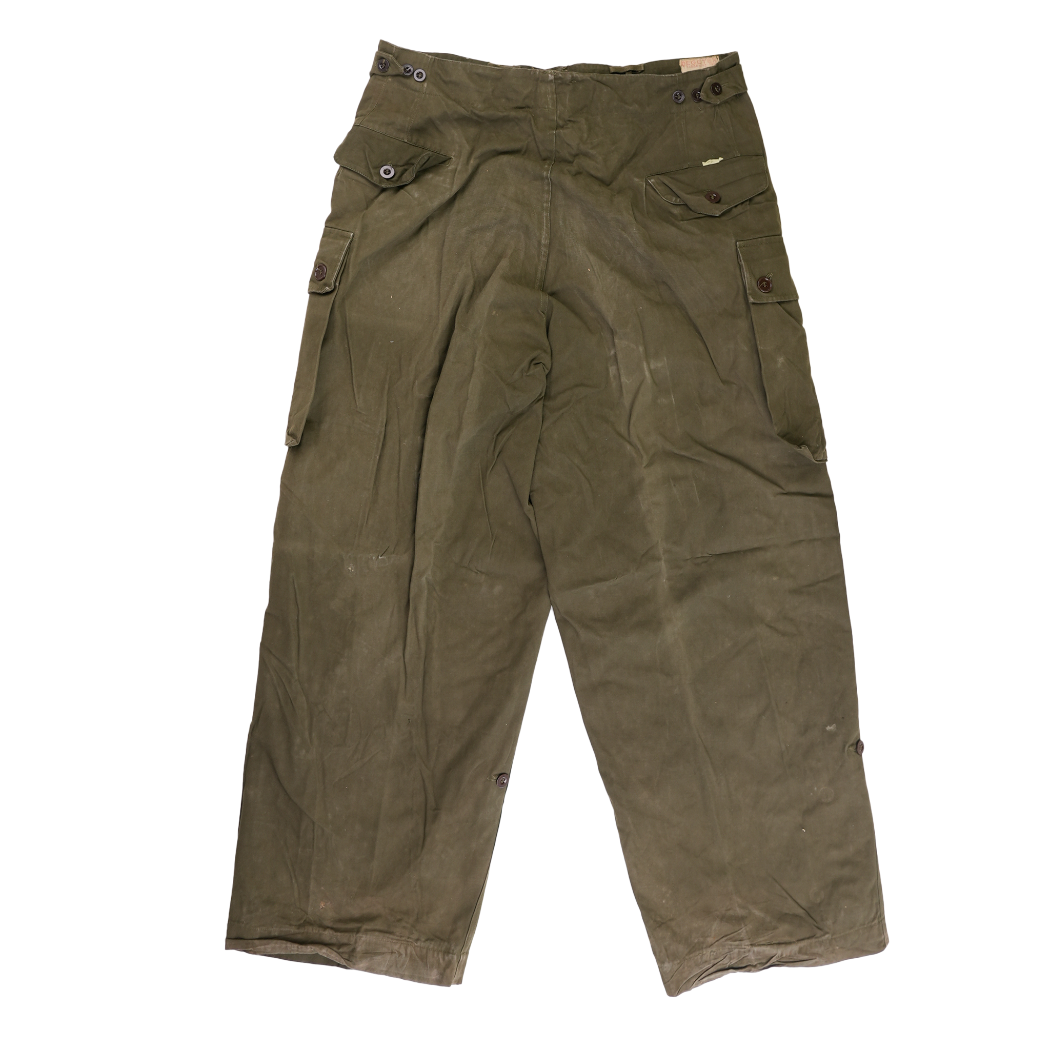 Vintage Dutch Canvas Fatigue Pants - Grade 2