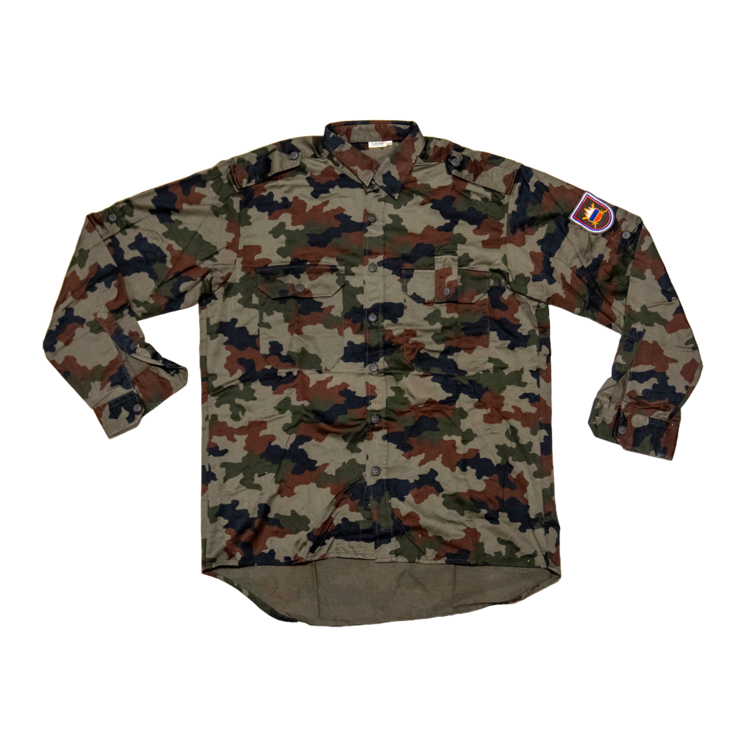 Slovenian M91 Oakleaf Camo Field Shirt