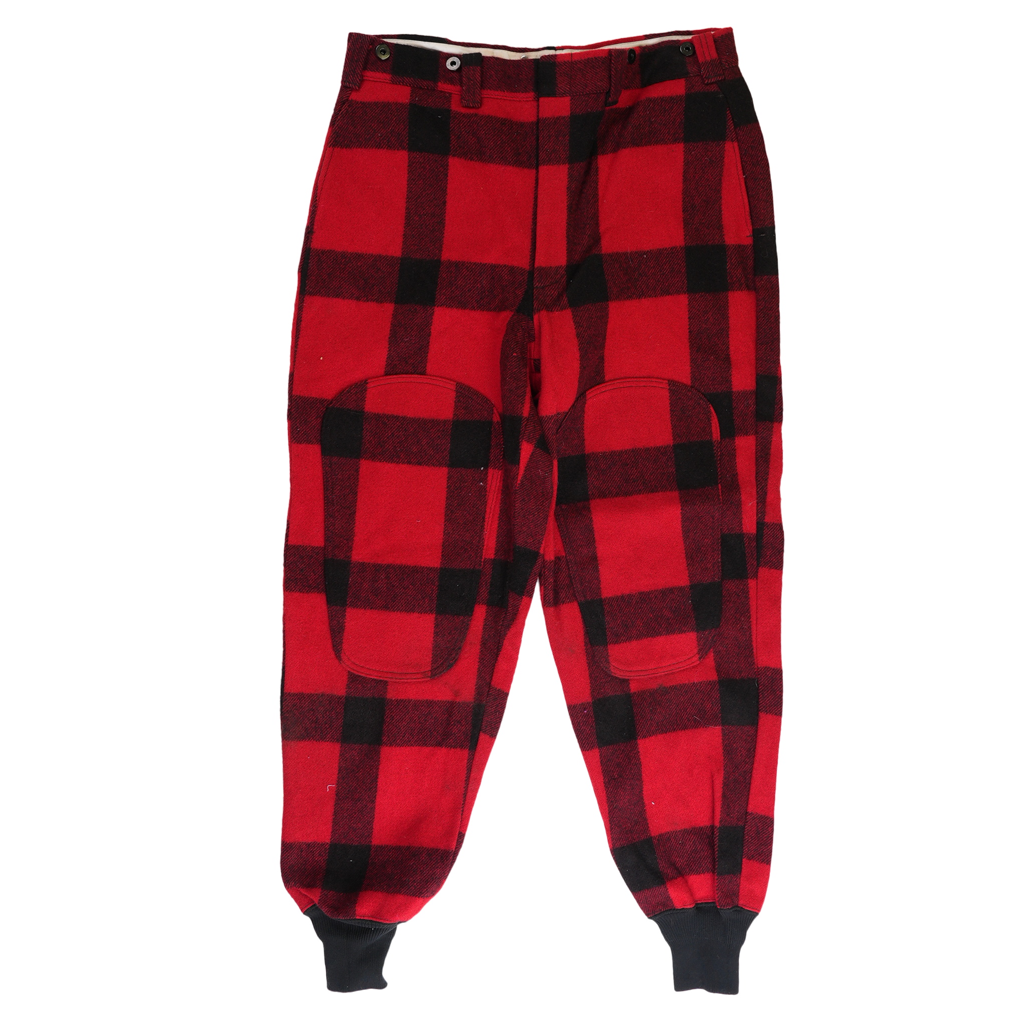 Vintage Woolrich Wool Flannel Pants - 1970s/1990s Style