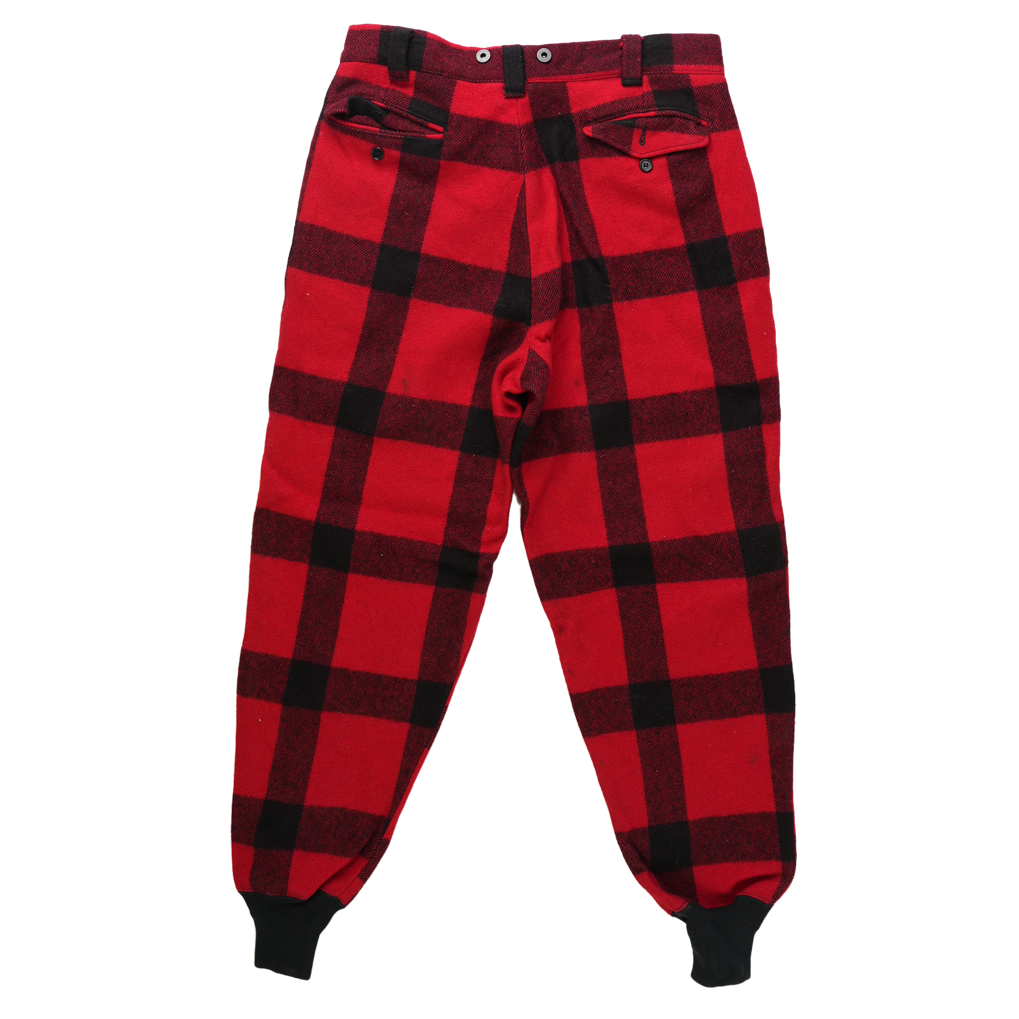 Vintage Woolrich Wool Flannel Pants - 1970s/1990s Style