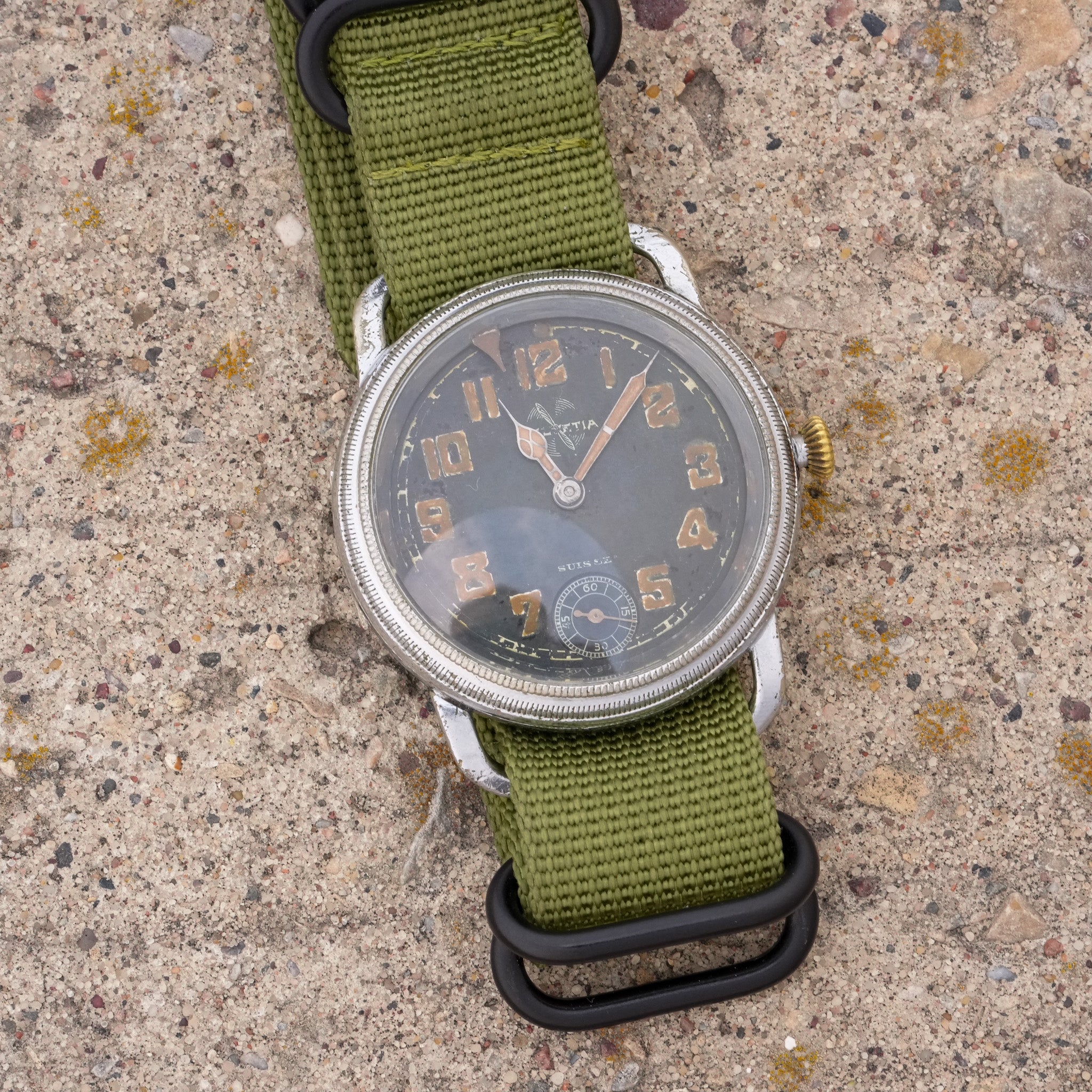 Vintage Helvetia WWII Pilot Watch