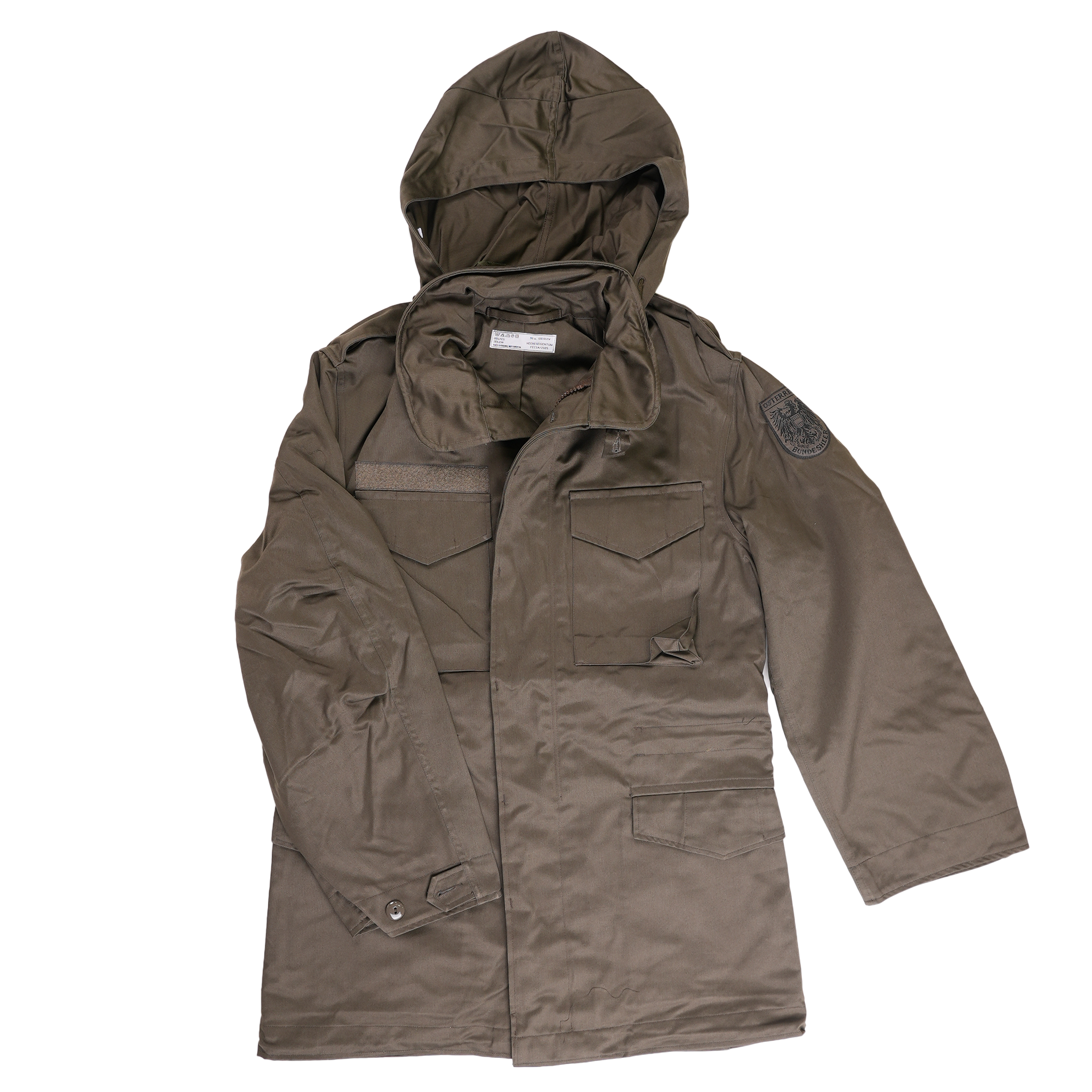 Vintage Austrian M65 Military Field Jacket