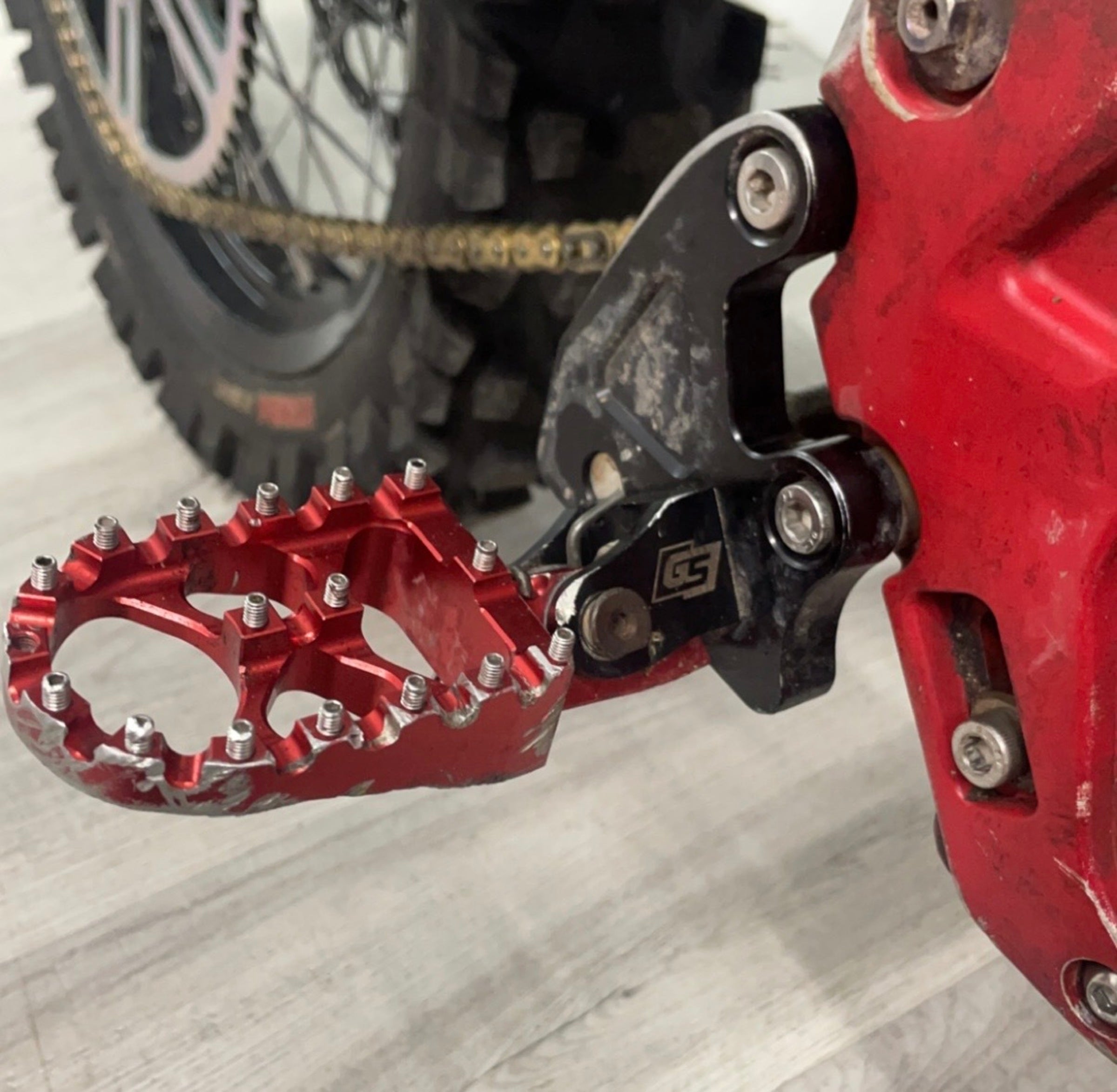CRF450 V2 Billet Footpeg Brackets - Heavy Duty