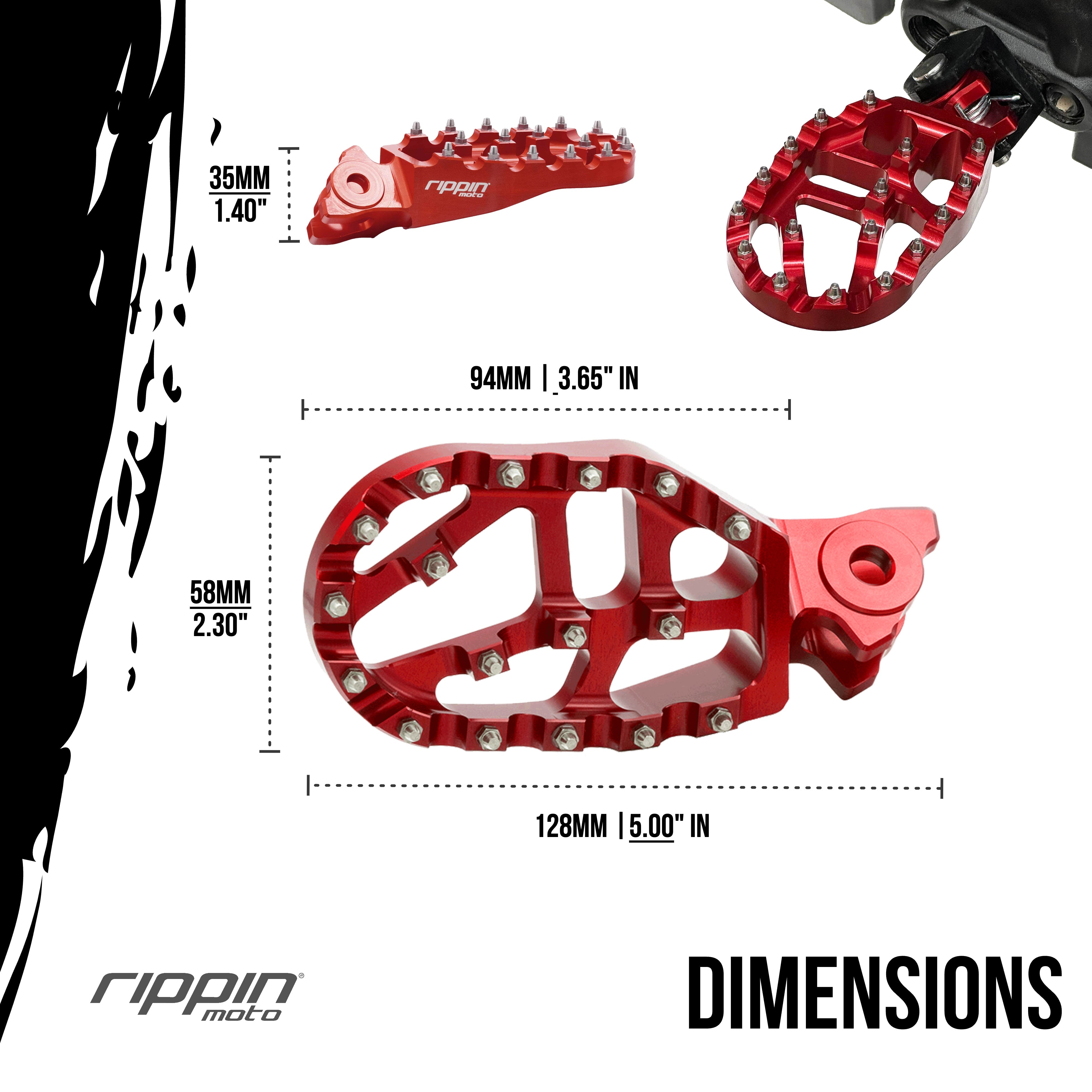 E-Moto Race Foot Pegs for Off-Roading