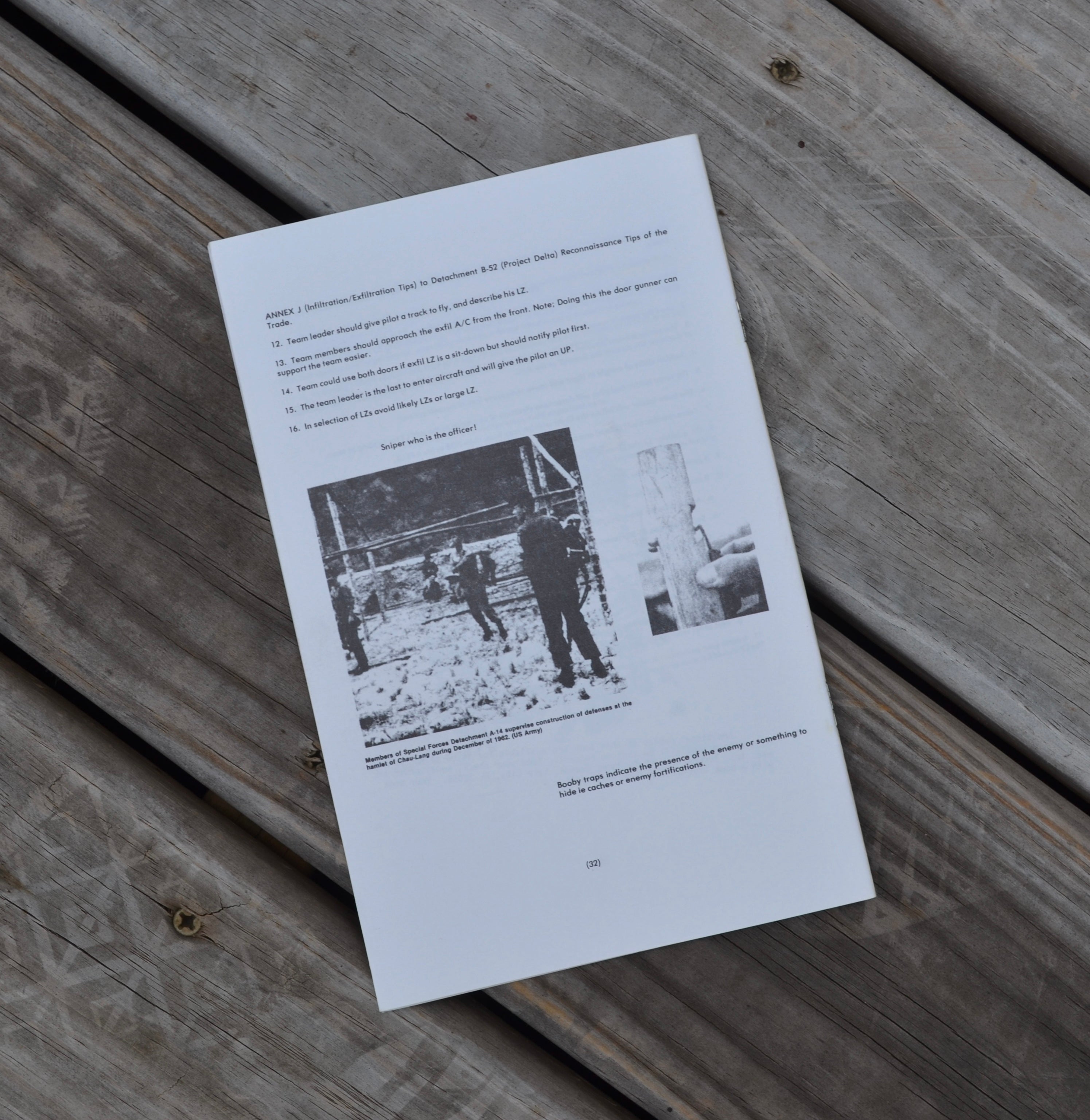 South Vietnamese SF Recon Tactics Guide